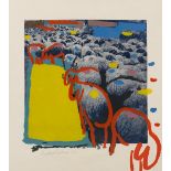 Menashe Kadishman (Israeli 1932-2015)/Sheep Portfolio I/signed,