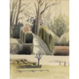 Barbara Jones (1912-1978)/Garden Scene/signed in pencil/watercolour, 22.