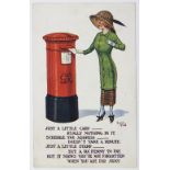 A quantity of humorous postcards, including McGill, McCrum, George Fyffe Christie, Lawson Wood,