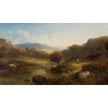 John Seymour/River Landscape/signed/oil on canvas,