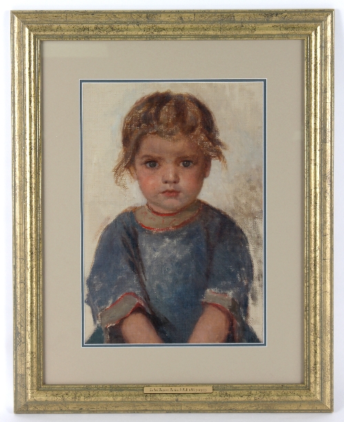 Isobel Baynes Badcock (1863-1939)/Portrait of a Child/dated August 1912, - Image 2 of 3