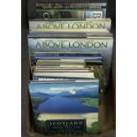 A quantity of aerial photography books to include Scotland from the Air, Swiss Panorama,