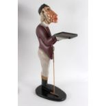 A mannequin figure of a polo player, designed by Keith Owen,