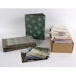 A quantity of various postcards,