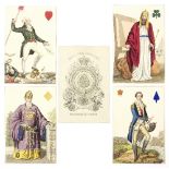 Charles Hodges Geographical Playing Cards, London, Stopforth & Sons, circa 1827,