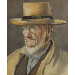 R Czilinski/Portrait of a Gentleman/signed and dated 1921/watercolour,