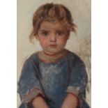 Isobel Baynes Badcock (1863-1939)/Portrait of a Child/dated August 1912,