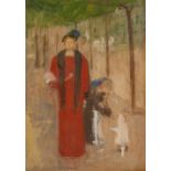 Early 20th Century French School/Four preparatory sketches/oil on board,