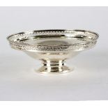 A silver bonbon dish, Hamilton & Inches, Edinburgh, 13.