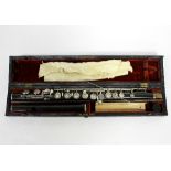A rosewood flute by Howarth, London,