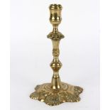 A George II candlestick, circa 1750, 20.