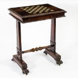 A 19th Century rosewood and inlaid games table,