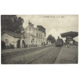 A quantity of railway postcards, including many British and European stations, mountain railways,