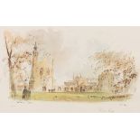 Hugh Casson (1910-1999)/Cheltenham College/signed/limited edition print of 550/650, 28.