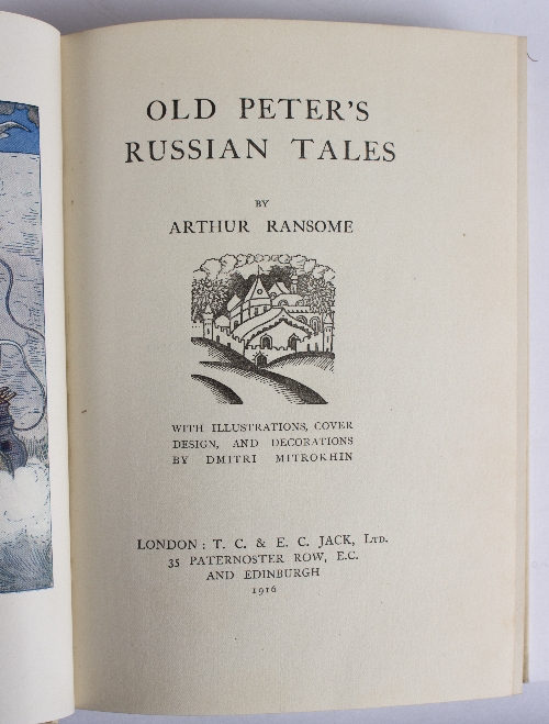 Ransome (A) Old Peter's Russian Tales, 1st edition, TC & EC Jack Ltd, London 1916, large 8vo, - Bild 2 aus 2