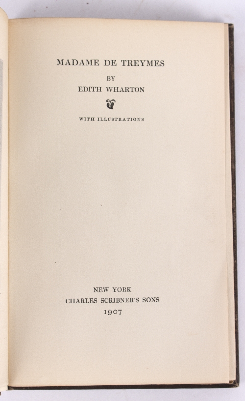 Wharton (E) Madame De Treymes, 1st edition, New York 1907, - Bild 2 aus 2