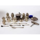 A large quantity of 18th Century and later cruets etc