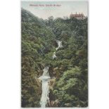 A quantity of picture postcards and RPs, including waterfalls,