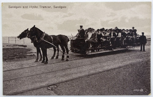 A quantity of transport postcards, including Human, Horse, Ferries, Car, Train, Taxis, Canals,