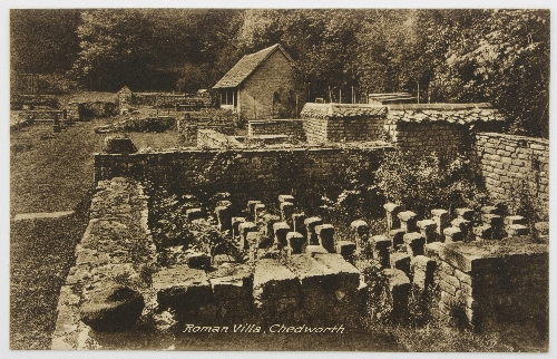 A quantity of picture postcards, archaeology, including Chedworth, Old Sarum, Aldborough,