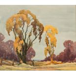 Early 20th Century/Autumnal Landscape/signed indistinctly/watercolour, 45.