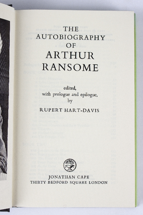 Ransome (A) Autobiography, edited by Rupert Hart-Davis, 1976, Coots in the North & Other Stories, - Bild 2 aus 2