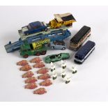 A small quantity of Corgi and Dinky cars,