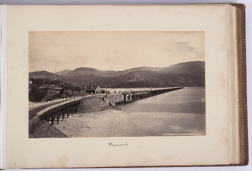 A Victorian photograph album depicting images of North Wales,