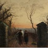 Early 20th Century/The Sun is Sinking Fast, The Daylight Dies/watercolour, 27.