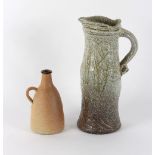 A Muchelney studio pottery flagon,