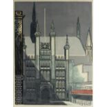 Edward Bawden (British 1903-1989)/The Guildhall/signed and inscribed/artists proof,