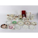A small quantity of porcelain, 19th Century and later,