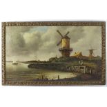 After Jacob van Ruisdael (Dutch 1628-1682)/Windmill at Wijk/oil on canvas,