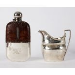 A George III silver cream jug, London 1800,