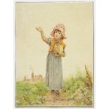 A quantity of Victorian greeting cards,