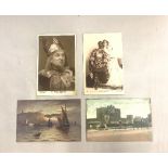 Approximately 270 early 20th Century postcards, topographical, actors, etc.
