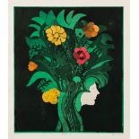 Bartolomeu Cid Dos Santos (Portuguese 1931-2008)/Flower Girl/limited edition 24/50/signed and dated