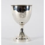 A George IV/William IV silver goblet, Robert Garrard, London 1830,