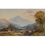 Thomas Charles Leeson Rowbotham (1823-1875)/Mountain Landscapes/a pair/signed and dated