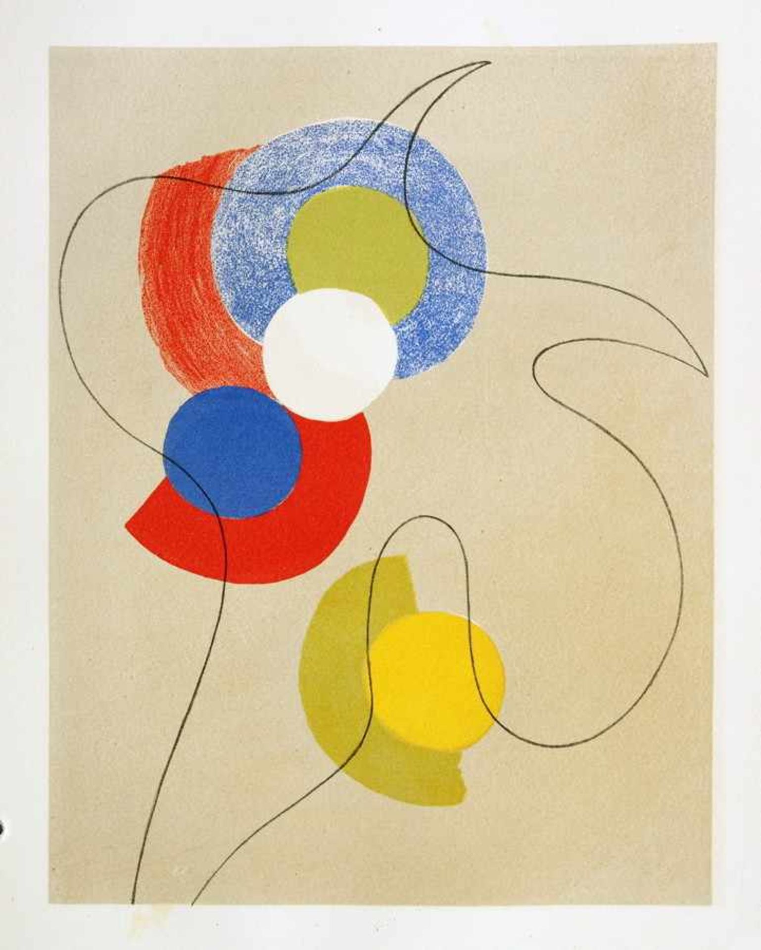 Jean Arp. Sonia Delaunay. Alberto Magnelli. Sophie Taeuber-Arp. Zehn Farblithographien. 1950. 27 :