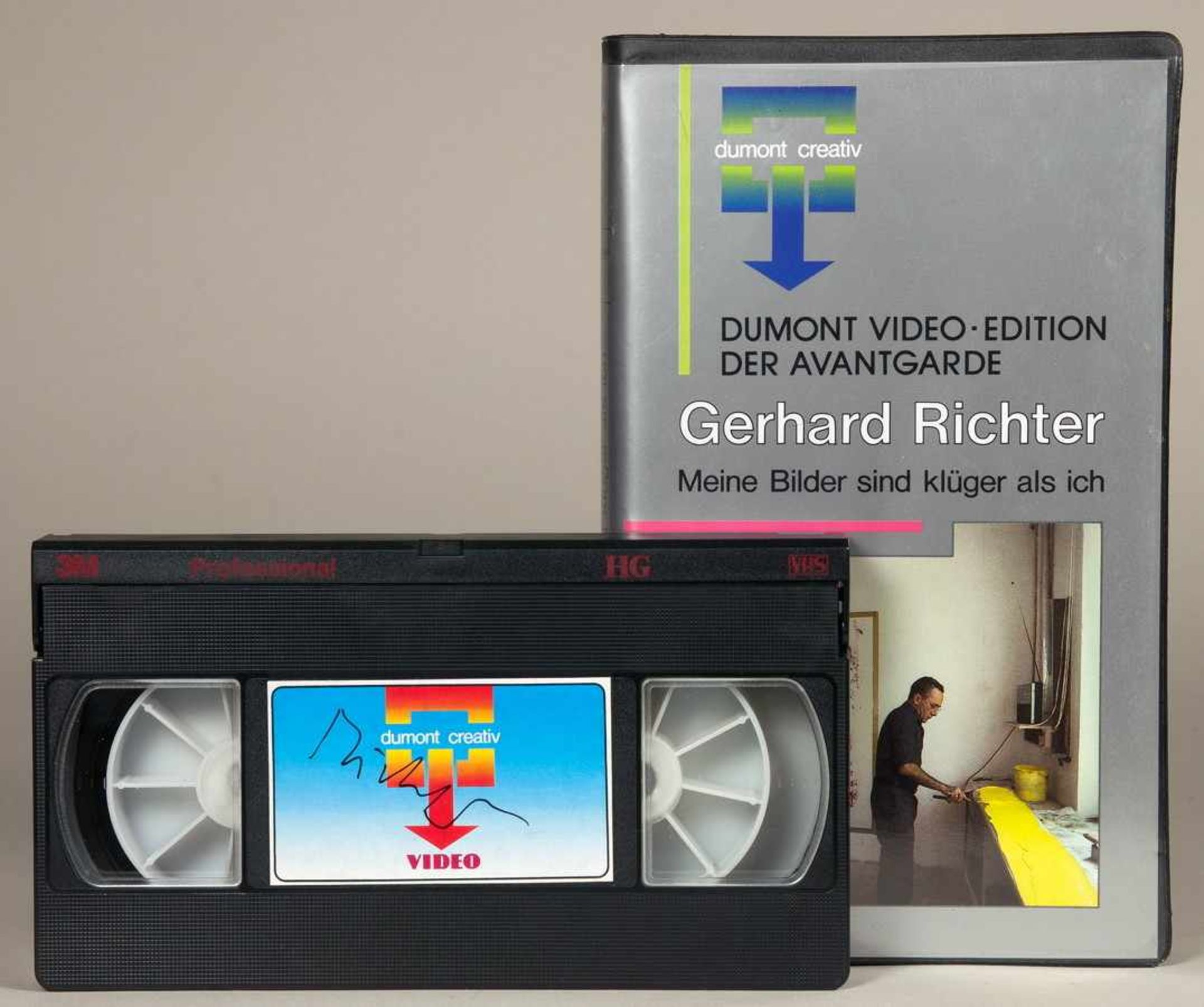 Gerhard Richter. Meine Bilder sind klüger als ich. Ein Film von Viktoria von Flemming. VHS-Kassette.