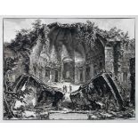 Giovanni Battista Piranesi. Avanzi Del Tempio del Dio Canopo nella Villa Adriana in Tivoli.