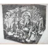 Michelangelo - Giorgio Mantovano Ghisi. Il Giudizio Universale. Zehn Kupferstiche nach Michelangelos