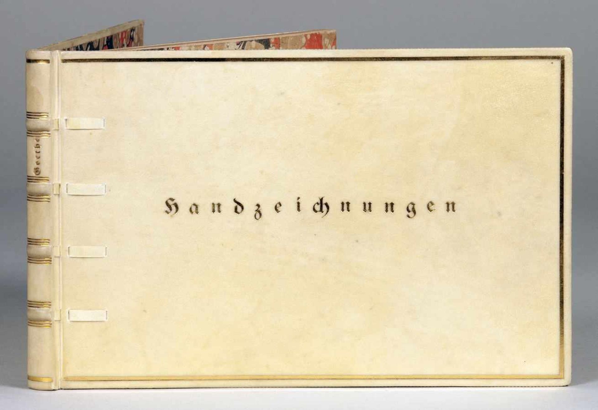 Insel-Bücherei - Handzeichnungen von Goethe. 24 farbige Tafeln mit einem Geleitwort von Hans Wahl.