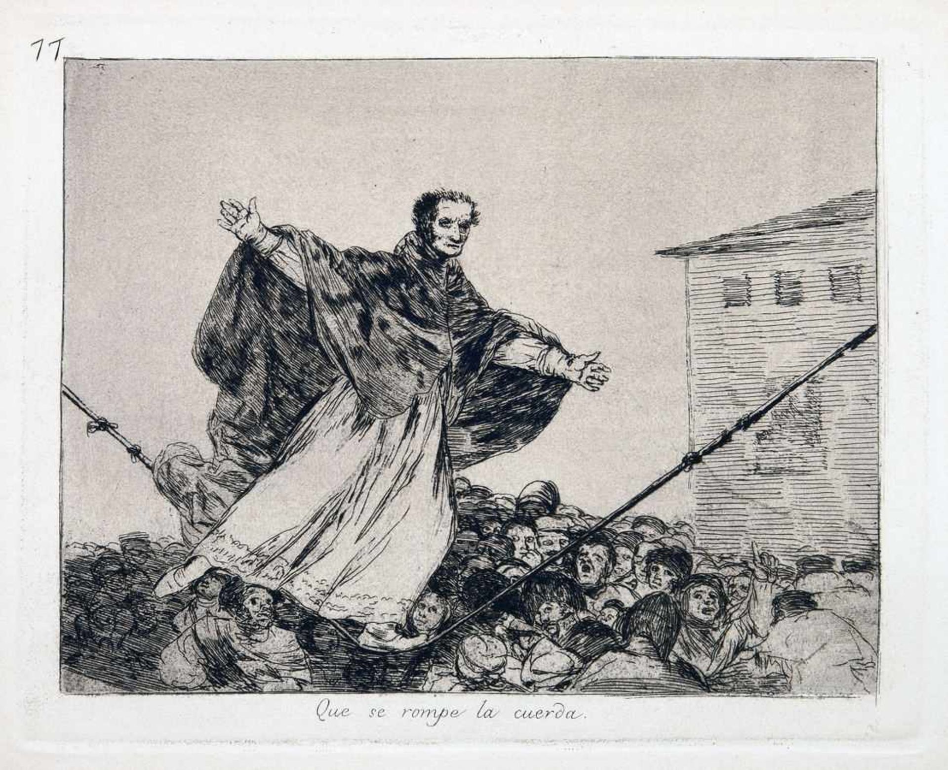 Francisco de Goya y Lucientes. Los desastres de la guerra. 80 Aquantintaradierungen. 1863/1903. 24 : - Image 4 of 5