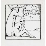 Exlibris - Franz Marc. Exlibris Franz Marc. Lithographie. 1904. 7,1 : 7,2 cm (10,0 : 9,2 cm).