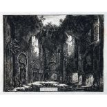 Giovanni Battista Piranesi. Dieta, o sia Luogo [] nella Villa Adriana. Radierung. 1777. 45,0 : 58,0