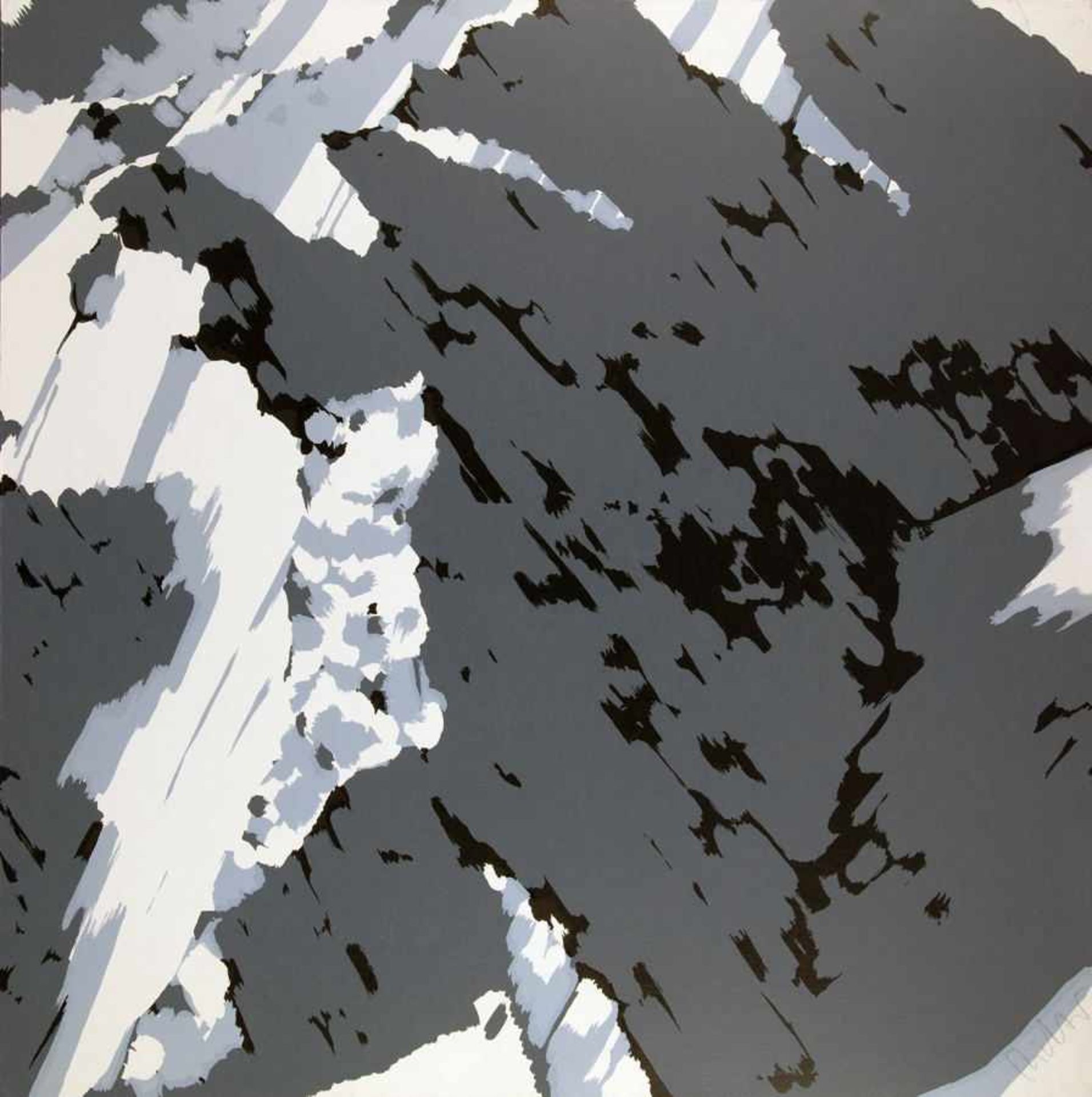 Gerhard Richter. Schweizer Alpen. (I, Motiv A 1). Farbserigraphie. 1969. 69,5 : 69,5 cm. Signiert.