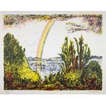 Erich Heckel. Regenbogen. Farblithographie. 1964. 43,6 : 57,5 cm (56,0 : 71,0 cm). Signiert, datiert