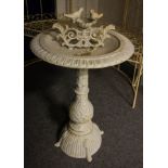 CAST IRON BIRD BATH